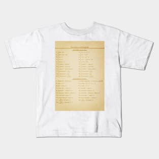 Derivatives And Integrals Kids T-Shirt